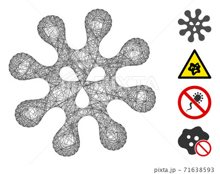 Net Virus Vector Mesh 71638593