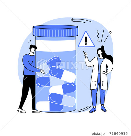 Prescription drug abuse abstract concept vector illustration. Prescription drug abuse abstract concept vector illustration. 71640956