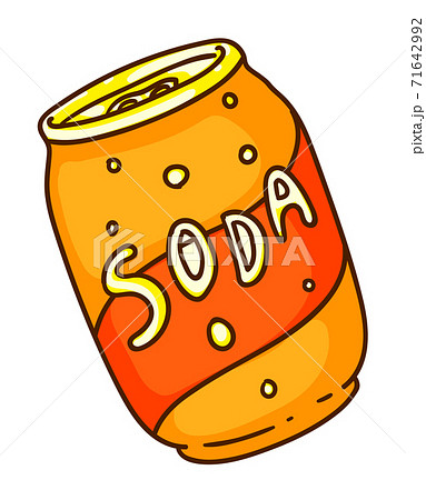 Cartoon soda drink isolated on white background - Stock Illustration  [71642992] - PIXTA