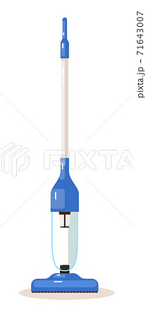 Vertical battery-powered vacuum cleaner mop on white 71643007