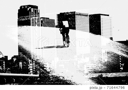 自転車通勤のイメージ写真 自転車通勤のイメージ写真 71644796