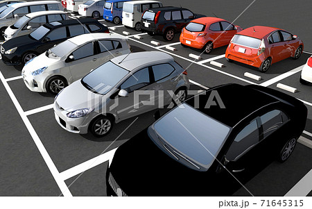 駐車場のイラスト素材