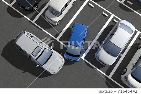 駐車場のイラスト素材 駐車場のイラスト素材