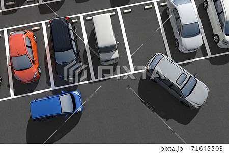 駐車場のイラスト素材 駐車場のイラスト素材