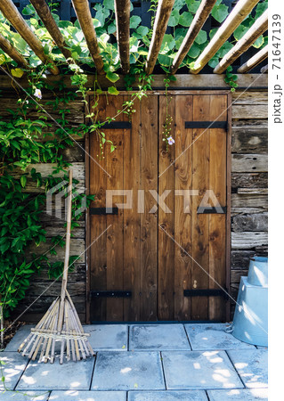 Image of Old wooden barn door Image of Old wooden barn door 71647139