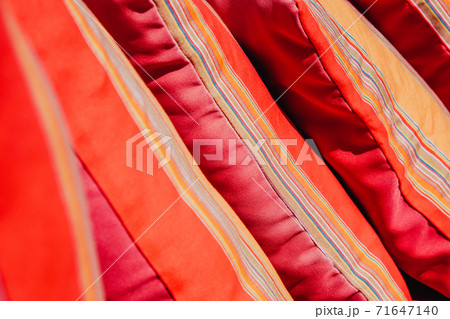 Image of Colorful Cushion In Sofa Image of Colorful Cushion In Sofa 71647140