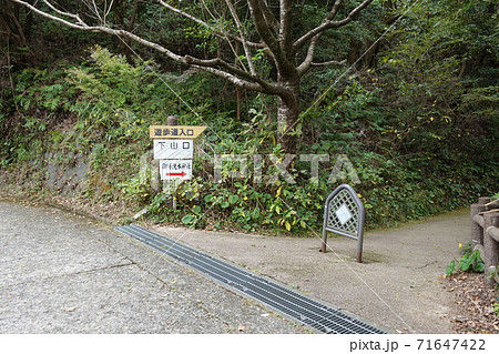 延岡市愛宕山 御手洗水神社参道口 71647422