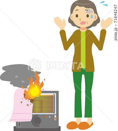 ストーブ火事 ストーブ火事 71648247