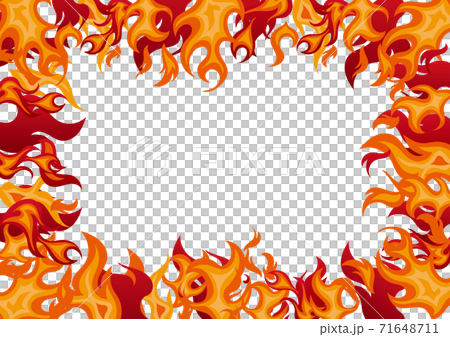 Watercolor Style Background Material Of Burning Stock Illustration