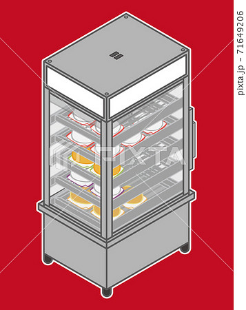 商品が入っている中華まんのスチーマー（白フチあり） 71649206