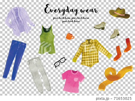 日常穿著illustration_watercolor 71653025
