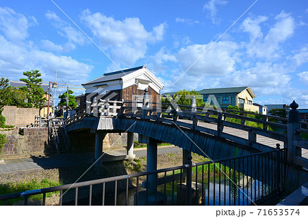 安居橋 放生川 たいこ橋 安居橋 放生川 たいこ橋 71653574