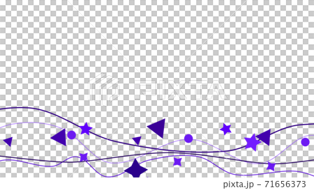 Cgスター トライアングル サークル Cgオブジェとラインの背景のイラスト素材