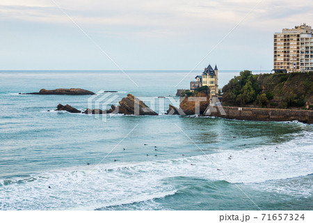 Atlantic Ocean in Biarritz, France Atlantic Ocean in Biarritz, France 71657324