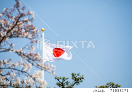 日本の国旗 日本の国旗 71658171