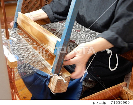 大島紬村にて製造工程見学 71659909