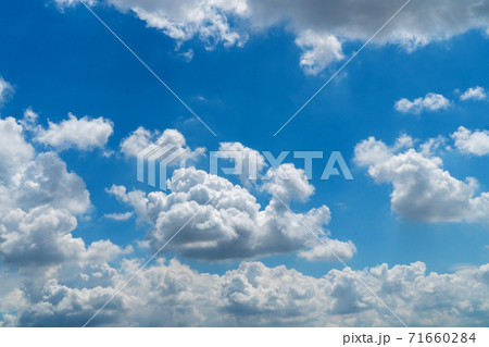 Beautiful blue sky with cloudy. Color sky is clear with white clouds on natural background. Beautiful blue sky with cloudy. Color sky is clear with white clouds on natural background. 71660284