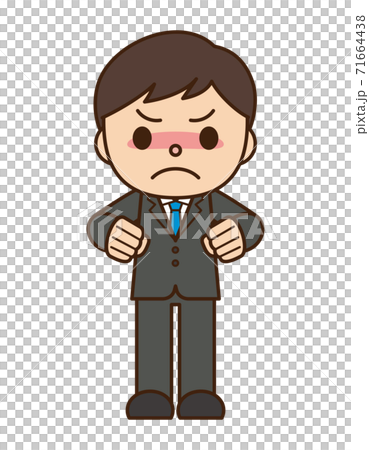 憤怒的西裝男 71664438