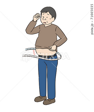 メタボリックシンドロームな男性 71665035