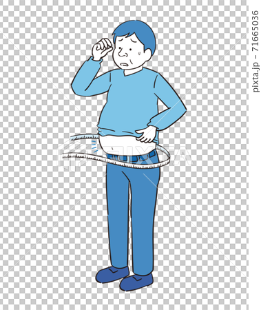 メタボリックシンドロームな男性 71665036