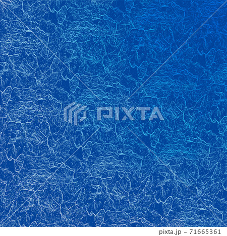 青い波の海の背景 71665361