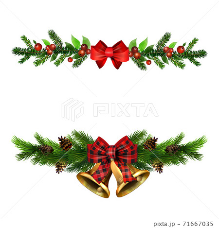 Christmas Holly brunches decoration vector Christmas Holly brunches decoration vector 71667035
