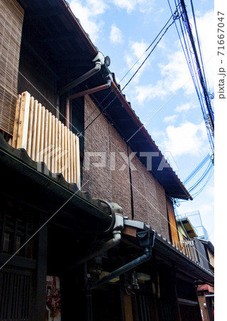 京都先斗町の町並み 京都先斗町の町並み 71667047