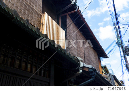 京都先斗町の町並み 京都先斗町の町並み 71667048