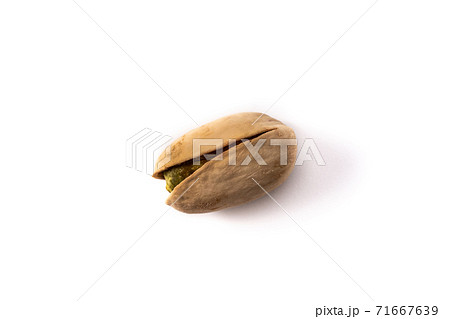 Fresh pistachio on white background 71667639