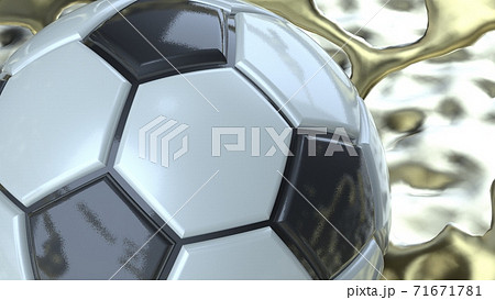 サッカーボール バスケットボール 3dイラストのイラスト素材