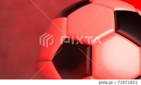 サッカーボール　バスケットボール　3Dイラスト 71671831