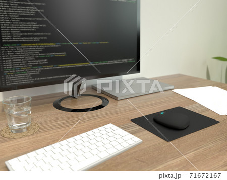 ITエンジニア自宅作業イメージ ITエンジニア自宅作業イメージ 71672167