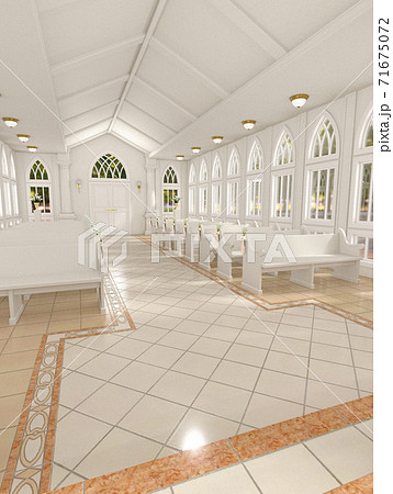 白い教会 71675072