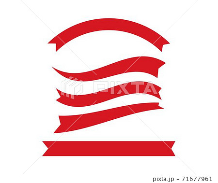 Ribbon banner vector 71677961