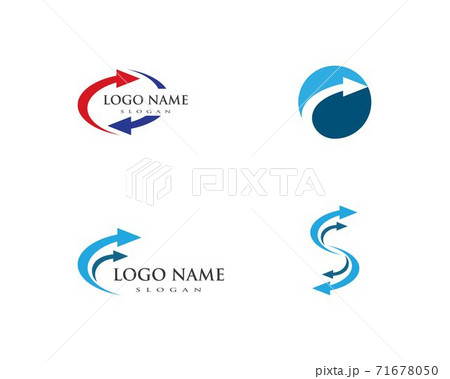 Arrow vector logo Arrow vector logo 71678050