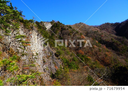 裏妙義　谷急山　北稜の稜線 71679954
