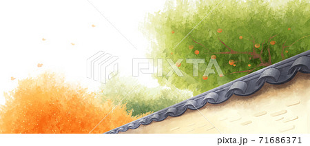 Beautiful autumn landscape in park illustration 006 Beautiful autumn landscape in park illustration 006 71686371