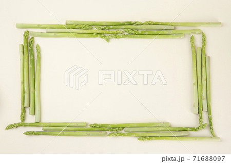 Close up of fresh green asparagus 033 71688097