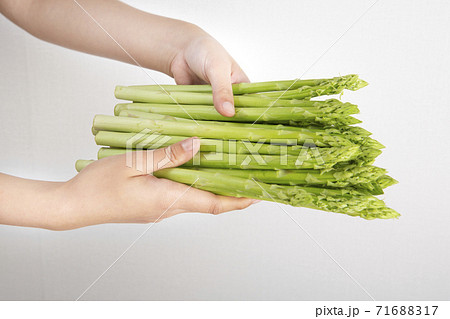 Close up of fresh green asparagus 151 Close up of fresh green asparagus 151 71688317