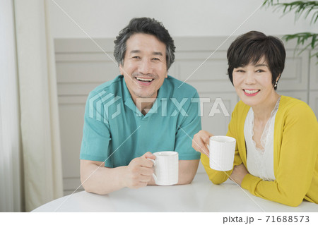 Happiness people lifestyle, Asian senior couple 031 71688573