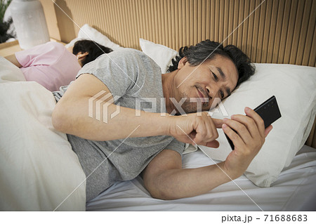 Happiness people lifestyle, Asian senior couple 078 71688683