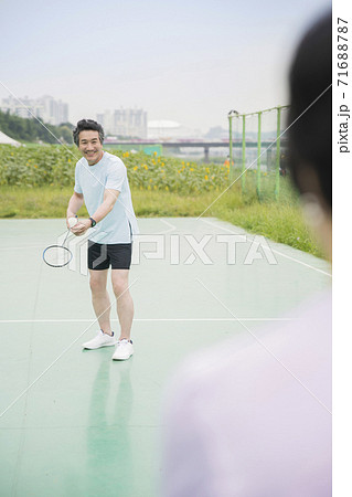 Happiness people lifestyle, Asian senior couple 125 71688787