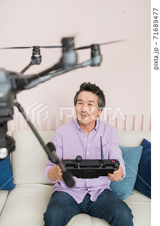 Happiness people lifestyle, Asian senior couple 403 71689477