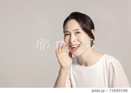 Happiness and healthy lifestyle, clean skin care natural beauty 022 71690196