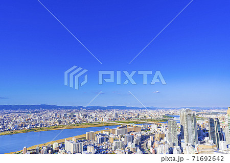 大阪　キタ　都市景観　 71692642