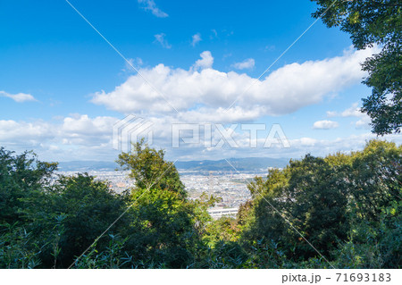 交野山山頂から見た景色（北摂方面） 71693183
