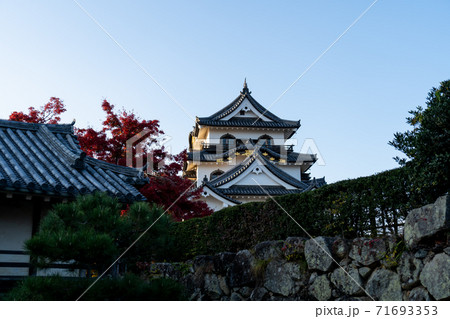 【滋賀県】 彦根城 秋 【滋賀県】 彦根城 秋 71693353