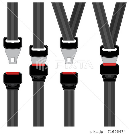 Safety Belt Icon Isolated on White Background 71696474