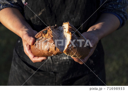 パン コーヒー 生地 71698933