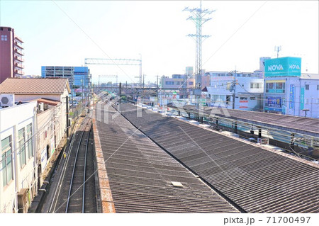 南海高野線 金剛駅の写真素材
